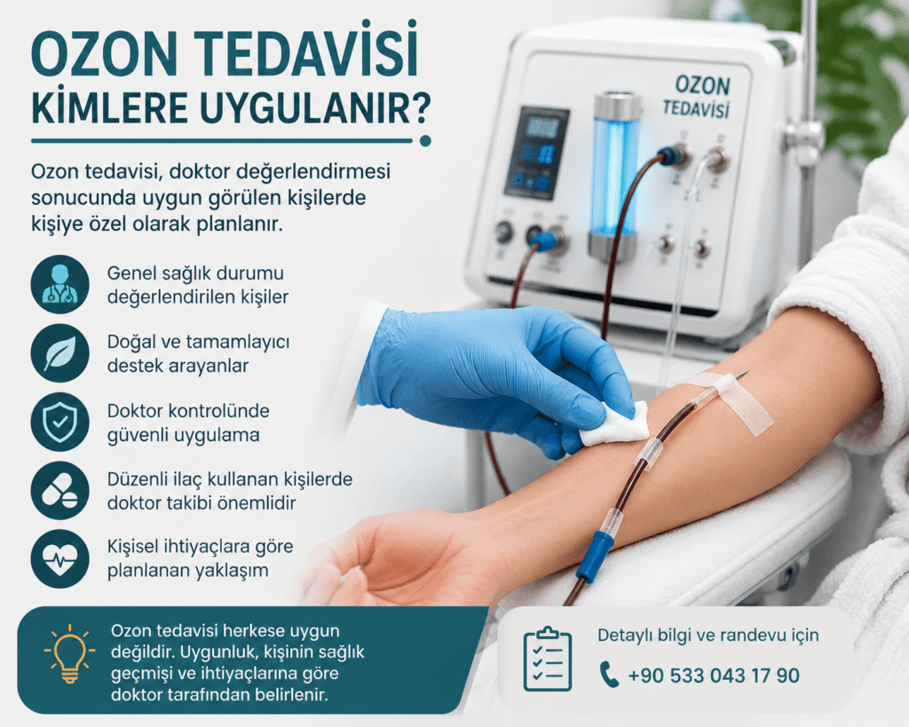 ozon terapisi kimlere uygulanır